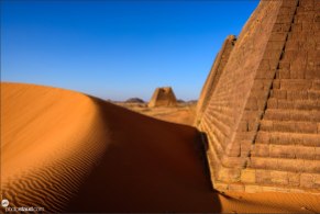 Meroe Pyramids in the Nubian Desert, Sudan